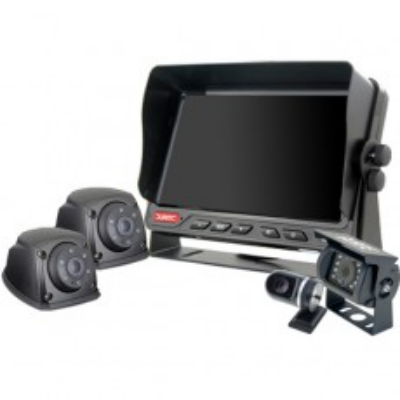 Durite 0-775-67 7" QUAD Camera System (4 camera inputs, incl. 4 x cameras) Mirror Image PN: 0-775-67